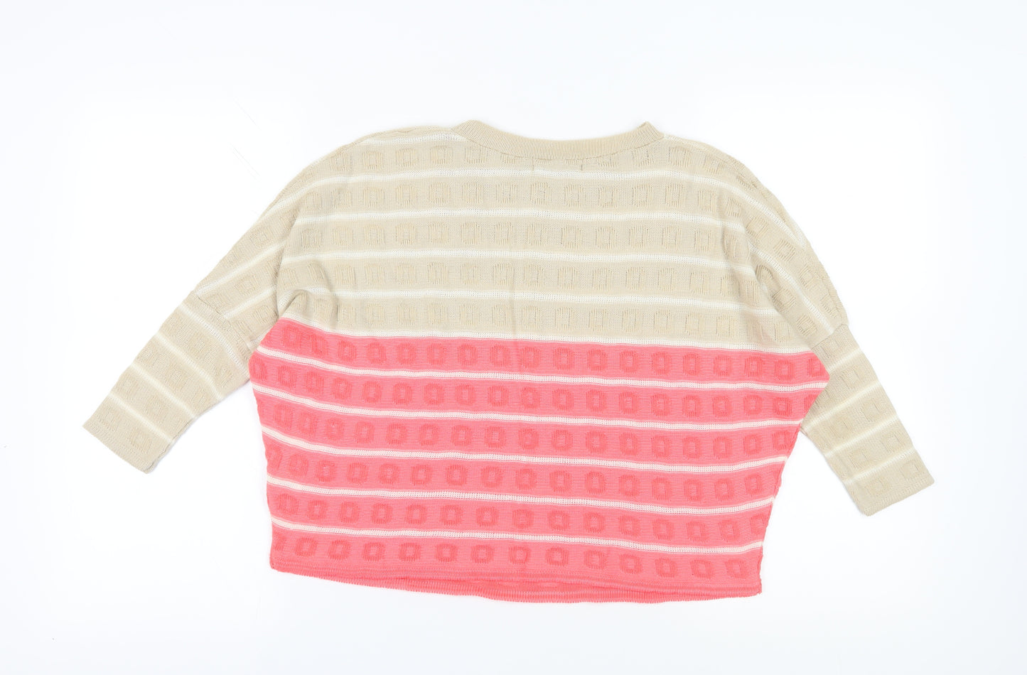 Zuppe Multicoloured Striped Pullover Jumper Size S