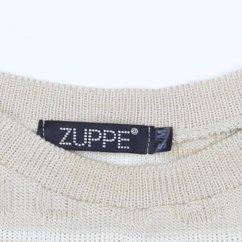 Zuppe Multicoloured Striped Pullover Jumper Size S