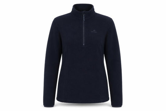 Front view of Decathlon Blue Women's Fleece Pullover Sweatshirt S