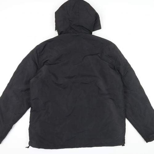 Brandit Black Anorak Jacket S Fleece Lined