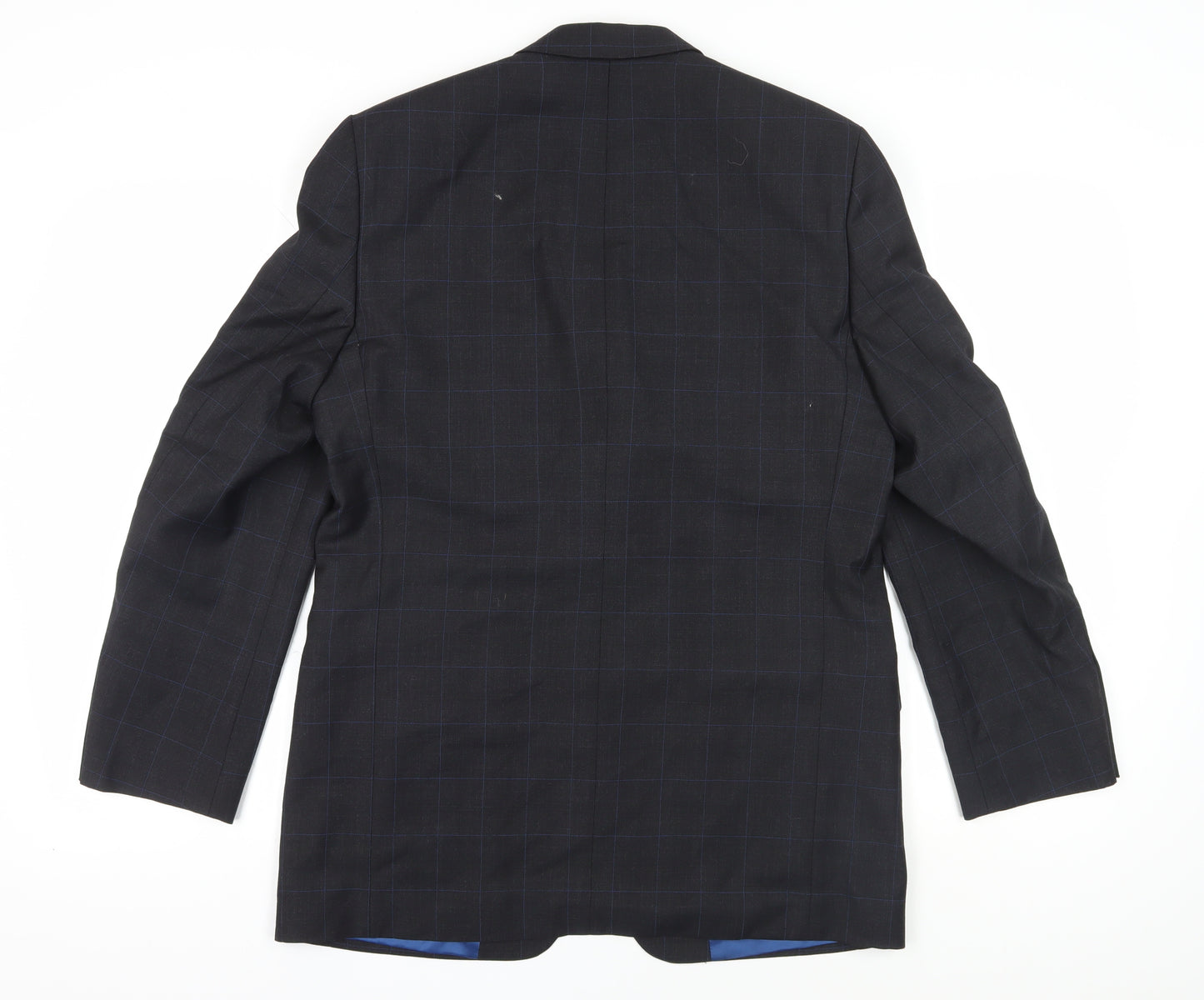 Magee Black Plaid Blazer, Size 39.5