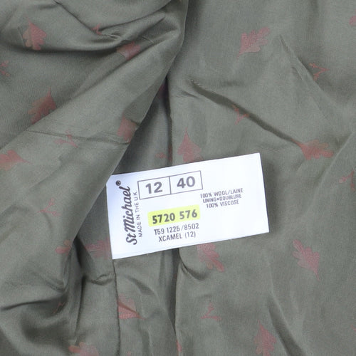 St Michael Multicoloured Wool Blazer, Size 12