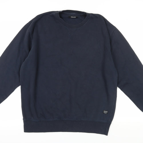 Jack & Jones Blue Pullover Sweatshirt Size L