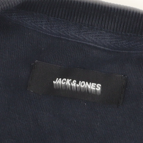 Jack & Jones Blue Pullover Sweatshirt Size L