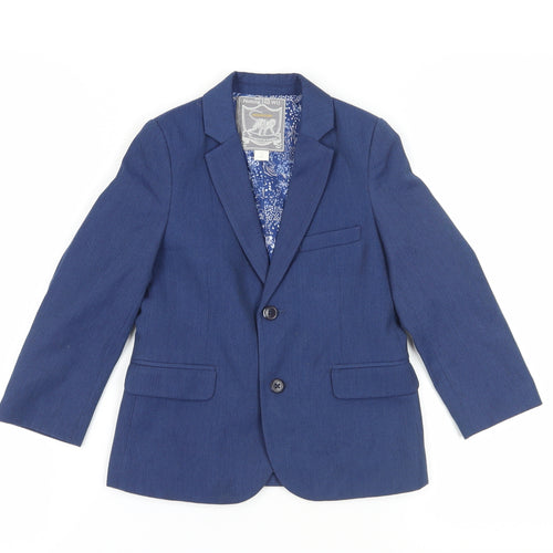 Monsoon Boys Blue Blazer, 6 Years, Classic Formal Style