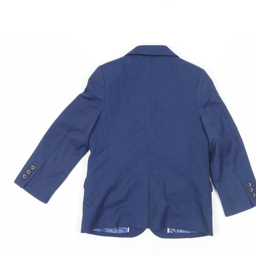 Monsoon Boys Blue Blazer, 6 Years, Classic Formal Style