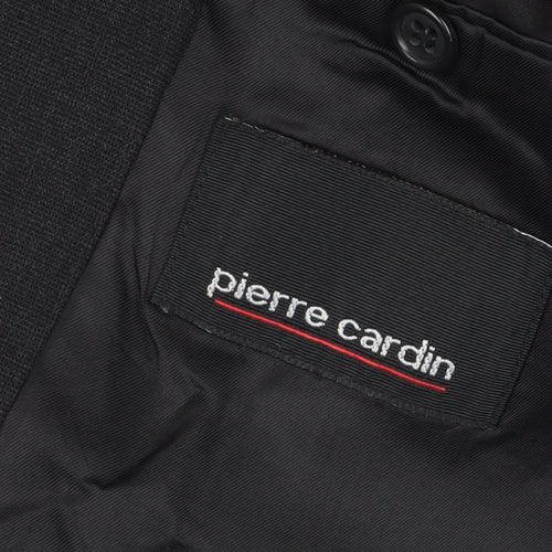 Pierre Cardin Black Wool Blazer, Size 40, Formal Men's Jacket