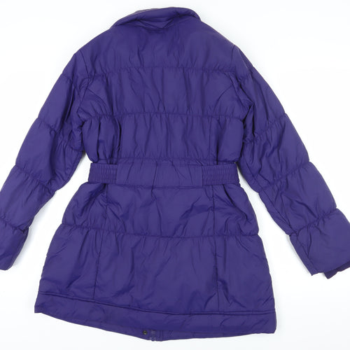 Marks and Spencer Women's Purple Puffer Jacket, M