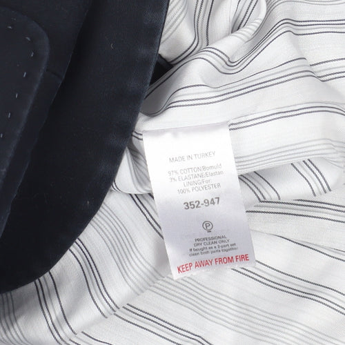 Next Women's Blue Suit Jacket - Size 12, Elegant Business Blazer