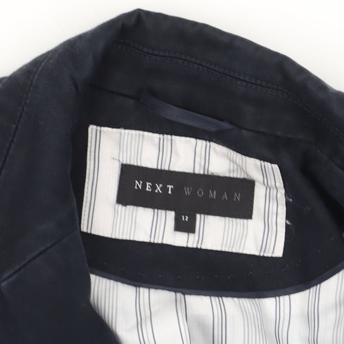 Next Women's Blue Suit Jacket - Size 12, Elegant Business Blazer