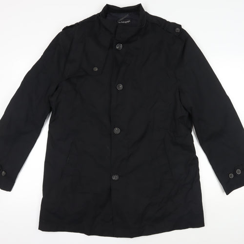 Marks & Spencer Men's Black Trench Coat L