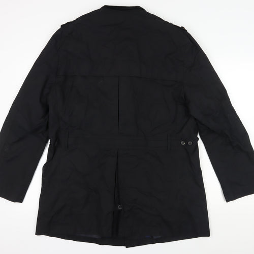 Marks & Spencer Men's Black Trench Coat L