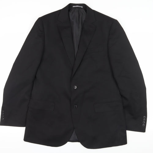 Marks and Spencer Men's Black Long Blazer 42