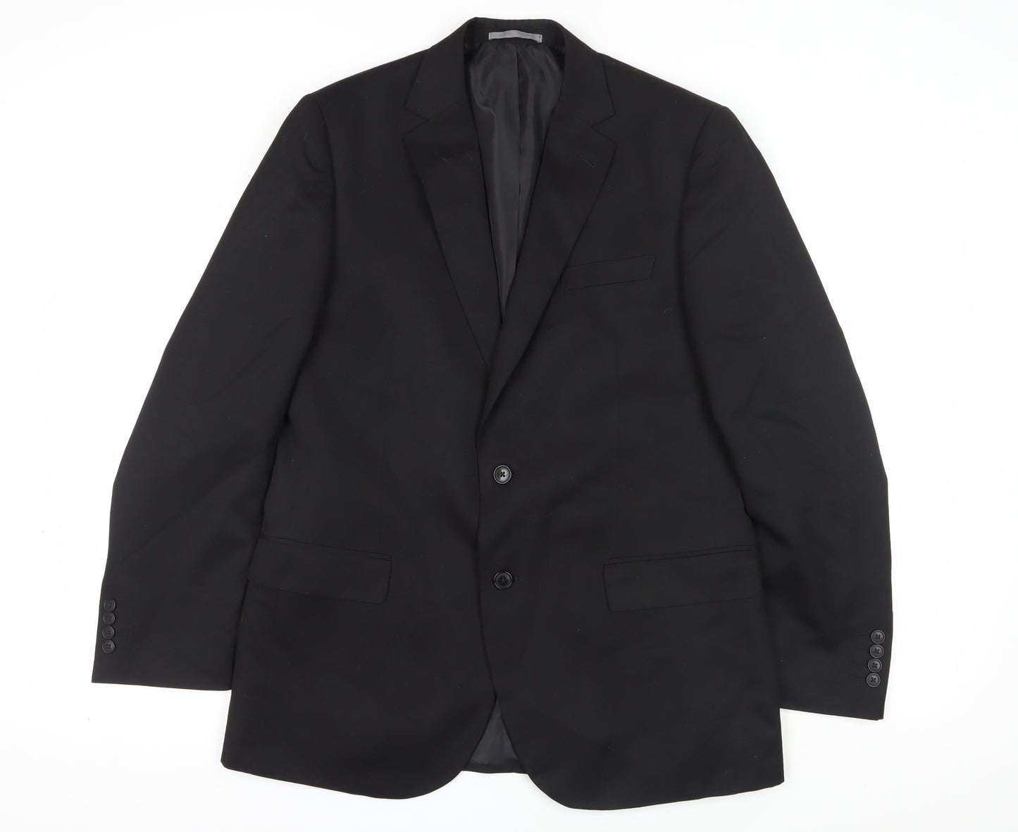 Marks and Spencer Men's Black Long Blazer 42