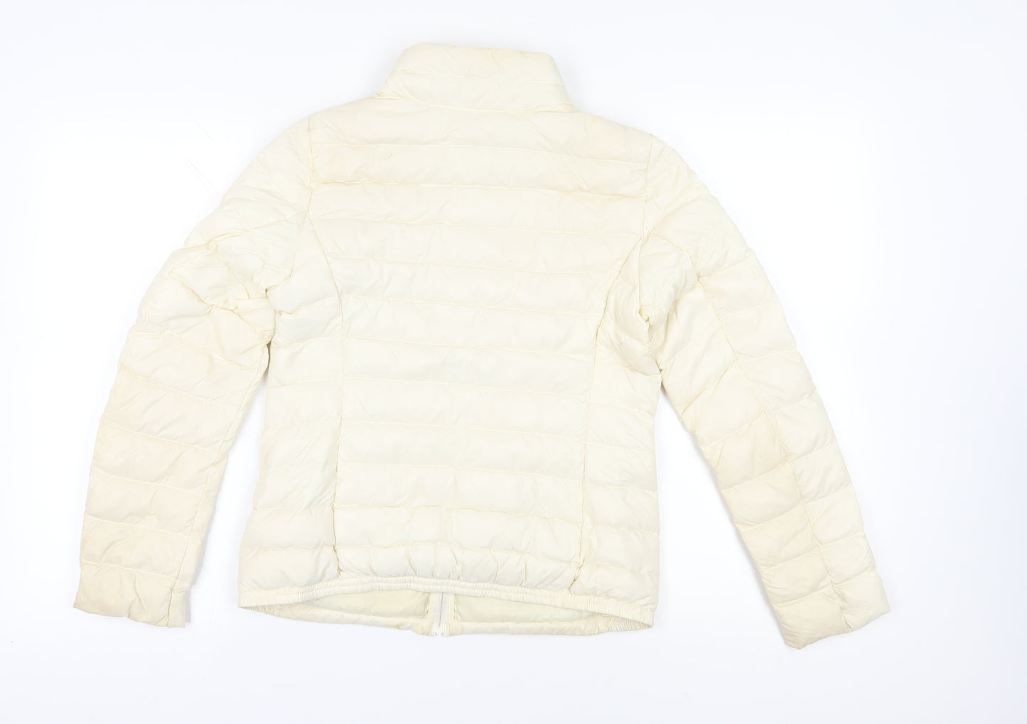 Uniqlo Women's Ivory Puffer Jacket M Winter Casual