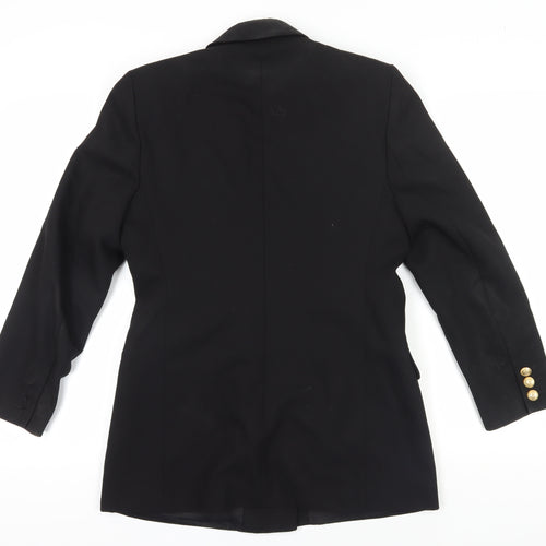 Marks and Spencer Women's Black Wool Blazer UK 10