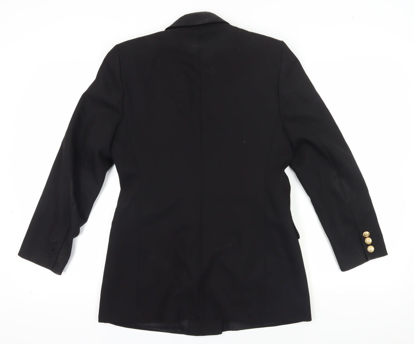 Marks and Spencer Women's Black Wool Blazer UK 10