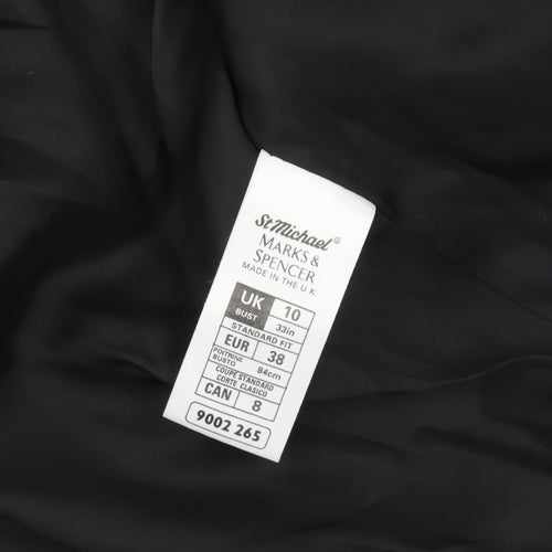 Marks and Spencer Women's Black Wool Blazer UK 10