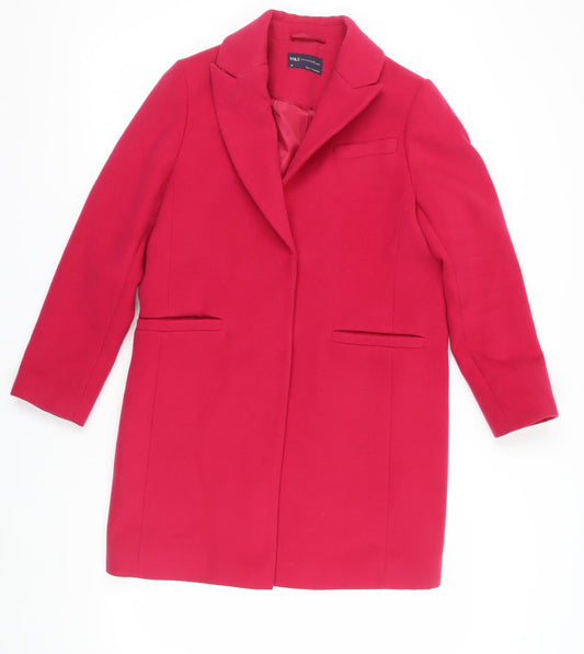 Marks and Spencer Women's Red Mid-Length Overcoat Size 10