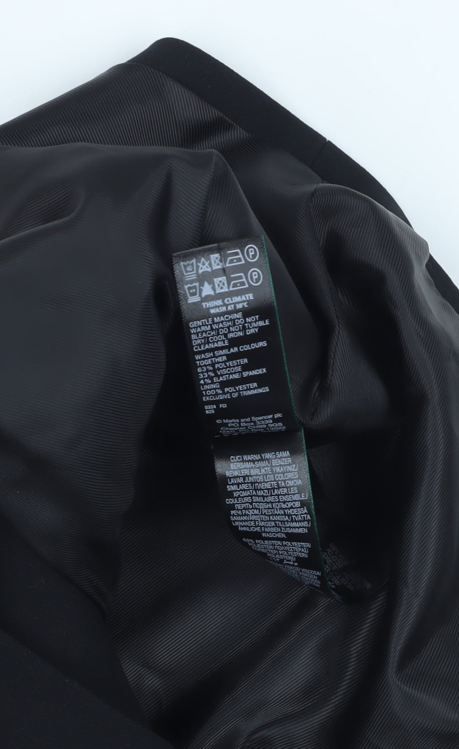 Marks and Spencer Women's Black Suit Waistcoat Size 14