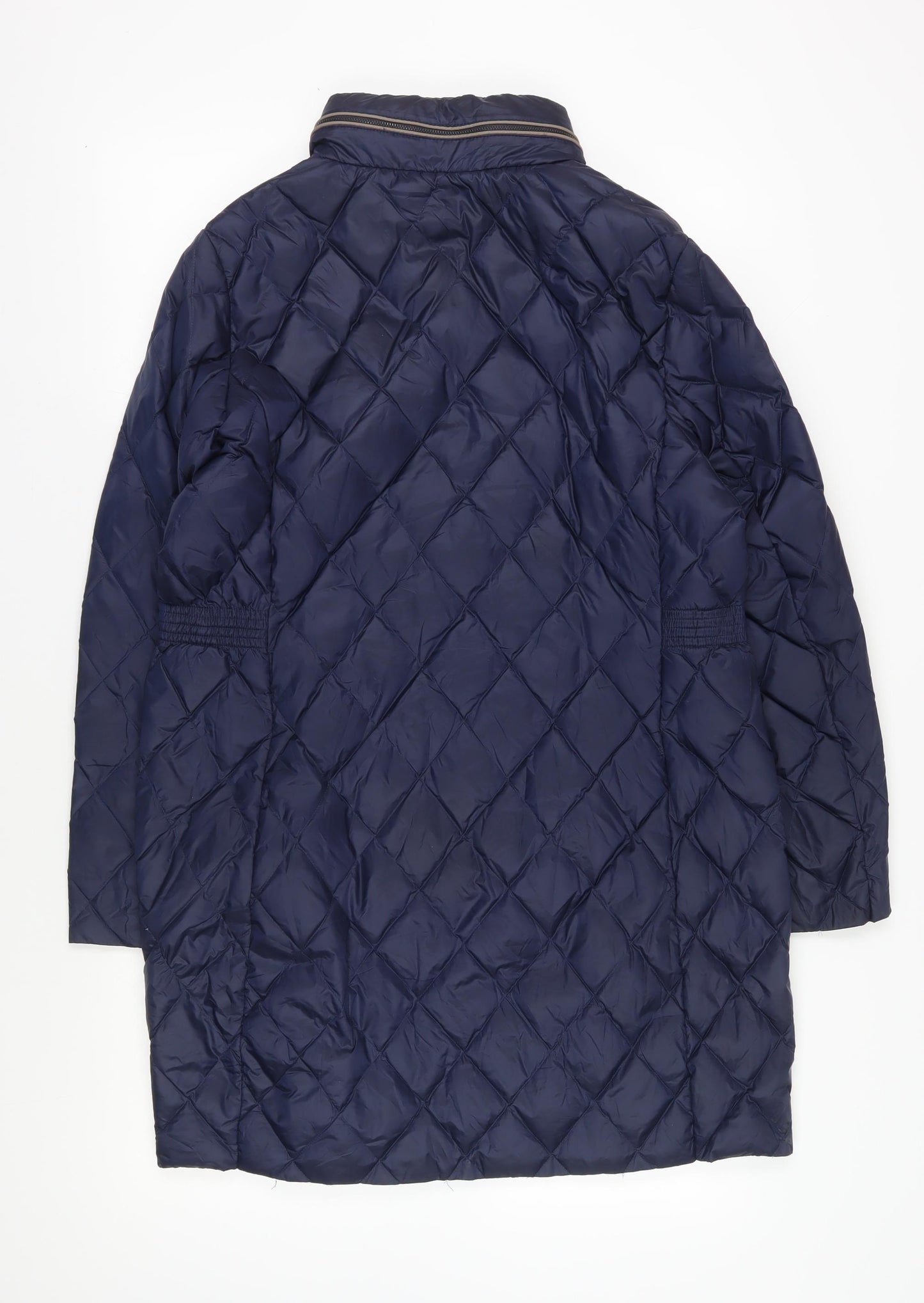 Marks and Spencer Women's Blue Puffer Coat Size 18
