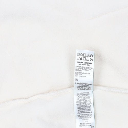 Marks & Spencer Women's Ivory Sleeveless Fleece Waistcoat