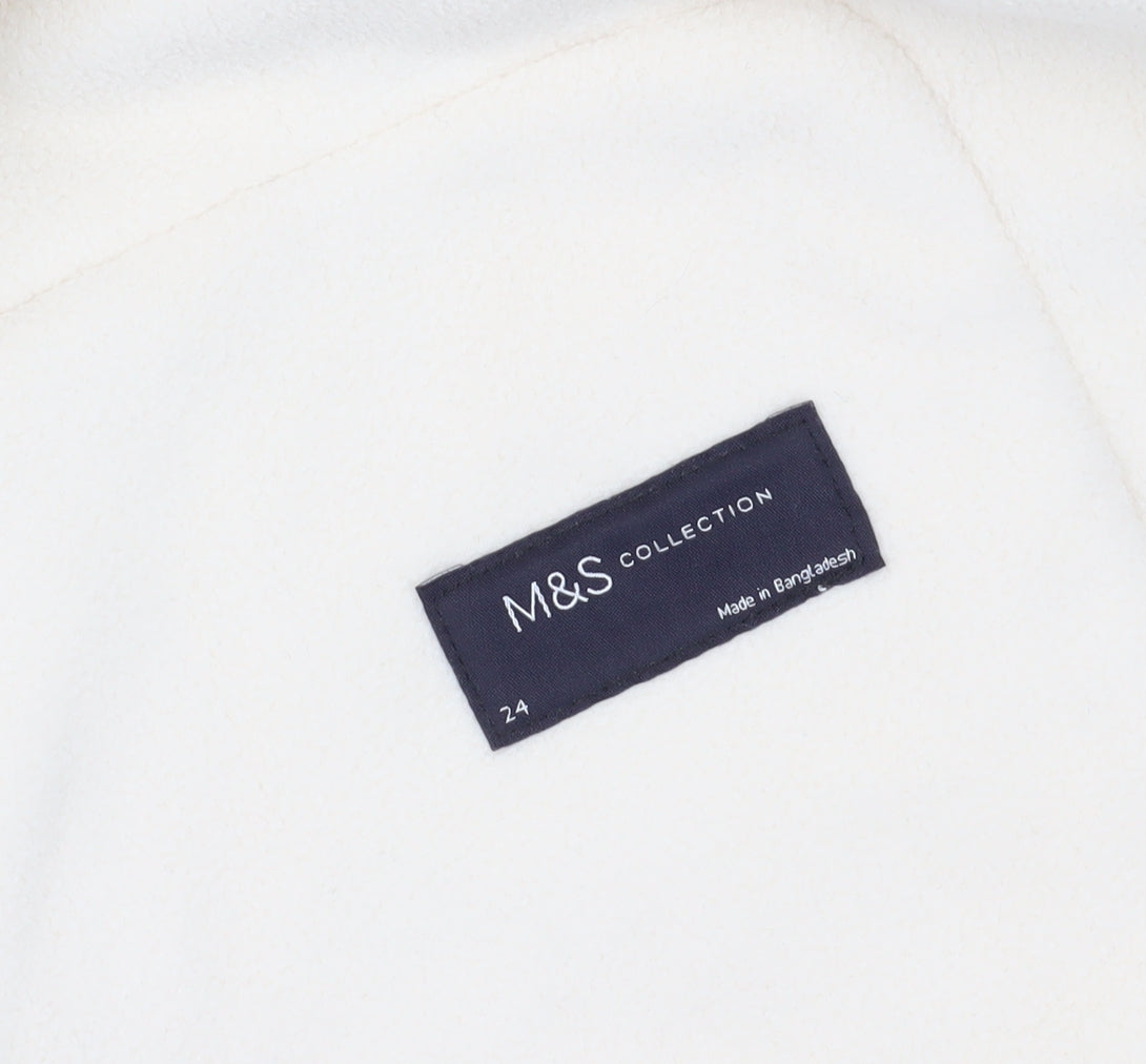 Marks & Spencer Women's Ivory Sleeveless Fleece Waistcoat