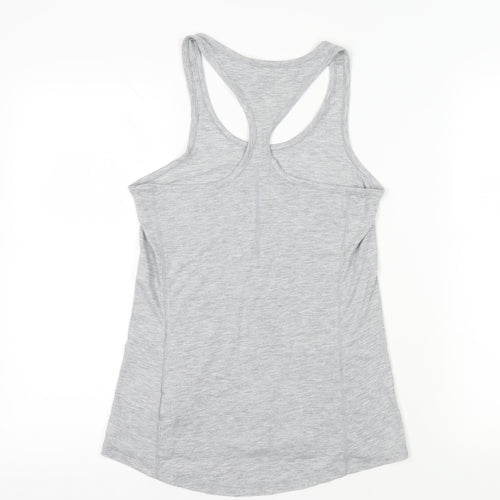 ASICS Women's Grey Racerback Athletic Tank Top Small