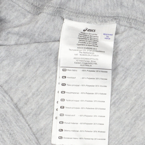 ASICS Women's Grey Racerback Athletic Tank Top Small