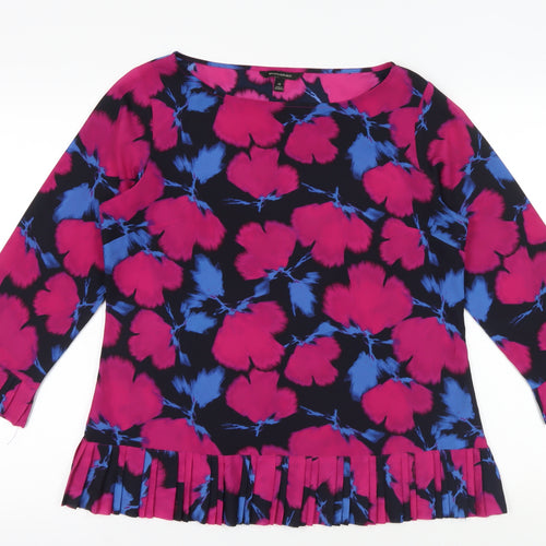 Banana Republic Floral Tunic Blouse Medium Multicolour