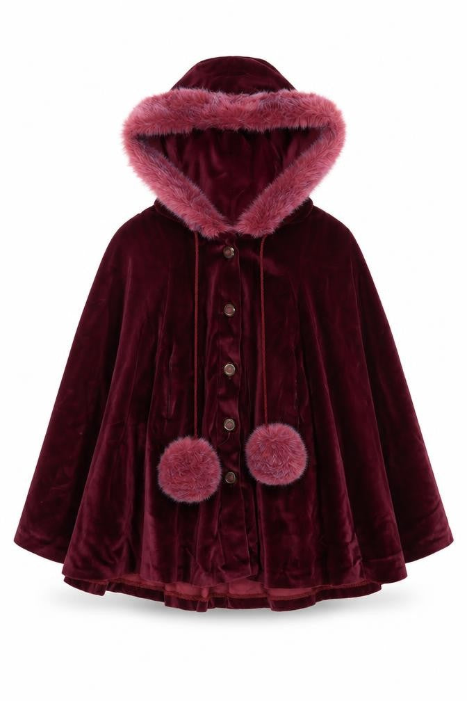 Sarah Louise Girls Purple Ikat Jacket Poncho Size 2 Years Button