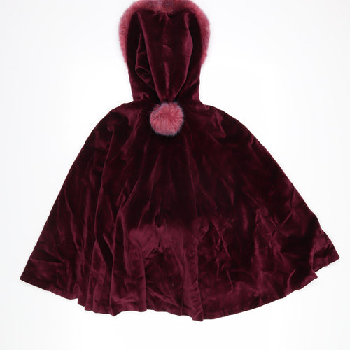 Sarah Louise Girls Purple Ikat Jacket Poncho Size 2 Years Button