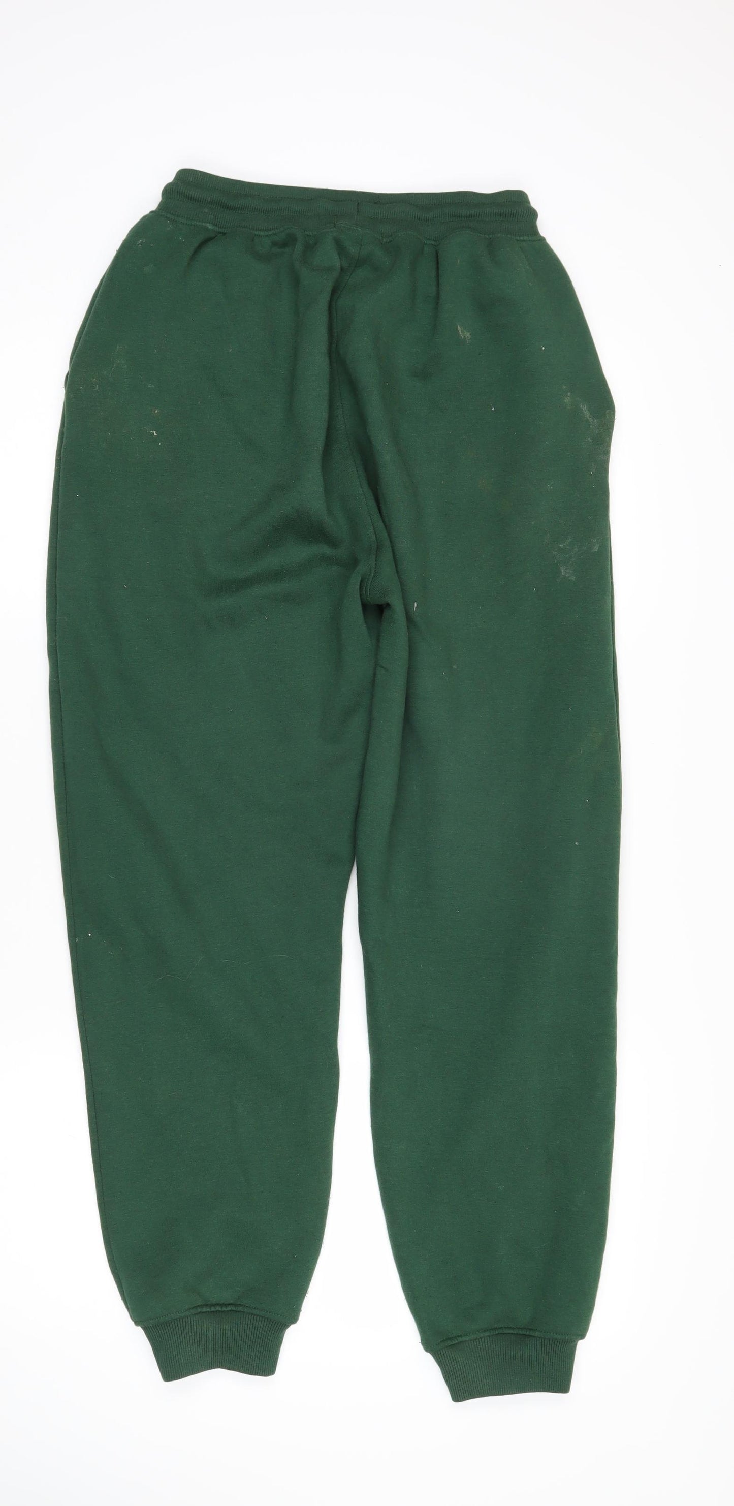 Nasty Gal Womens Green Polyester Jogger Trousers Size 10 L27 in Regular Drawstring