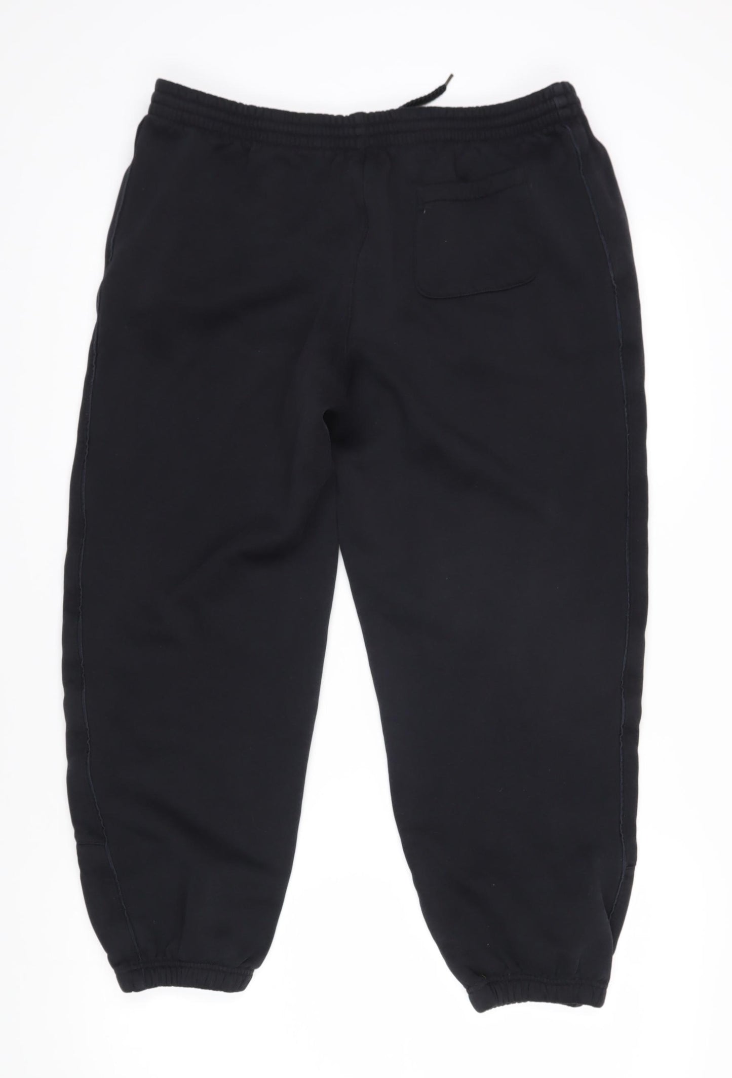 Slazenger Womens Black Polyester Jogger Trousers Size L L23.5 in Regular Drawstring - Cropped