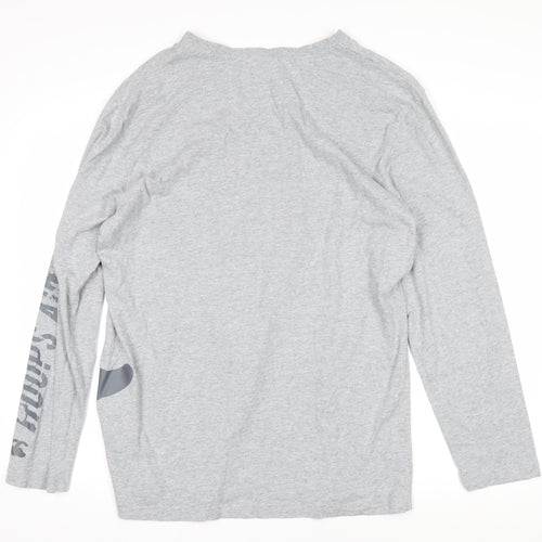 Sports Traider Mens Grey Cotton Pullover Sweatshirt Size XL - Hoops Aid