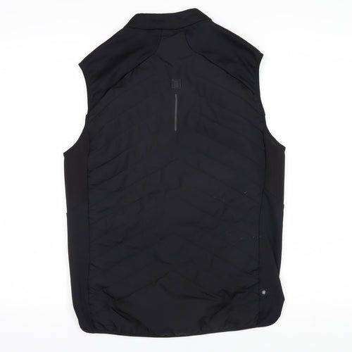 DECATHLON Womens Black Gilet Waistcoat Size L Zip