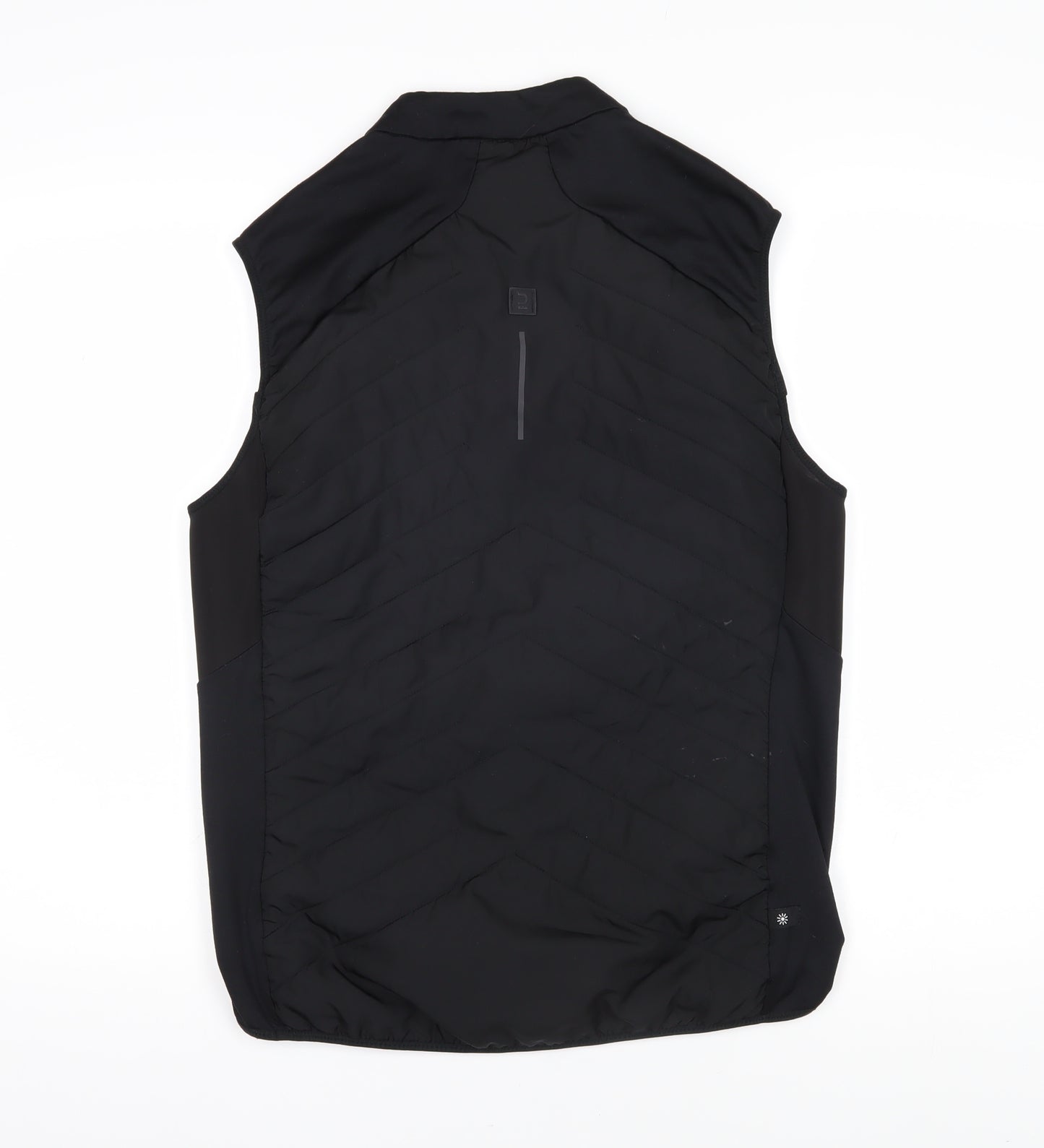 DECATHLON Womens Black Gilet Waistcoat Size L Zip
