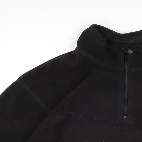 Regatta Mens Black Polyester Pullover Sweatshirt Size M