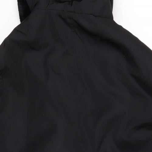 Gap Womens Black Overcoat Coat Size L Zip