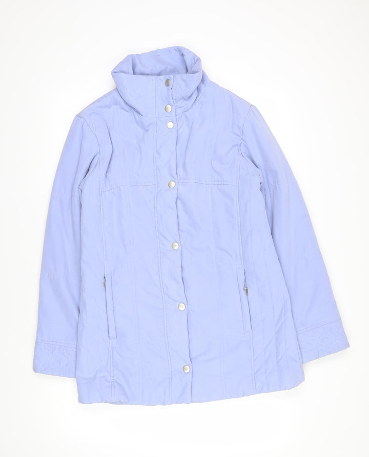 Lakeland Womens Purple Jacket Coat Size 12 Snap