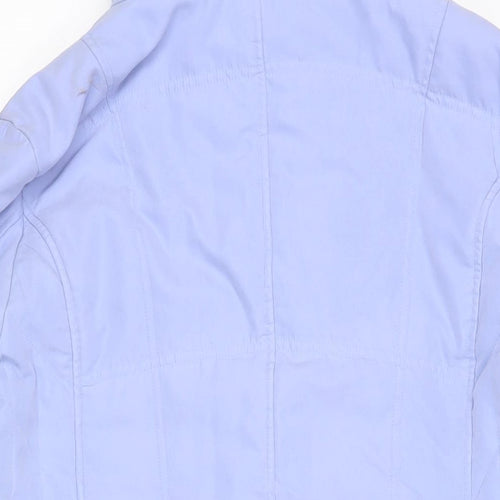 Lakeland Womens Purple Jacket Coat Size 12 Snap