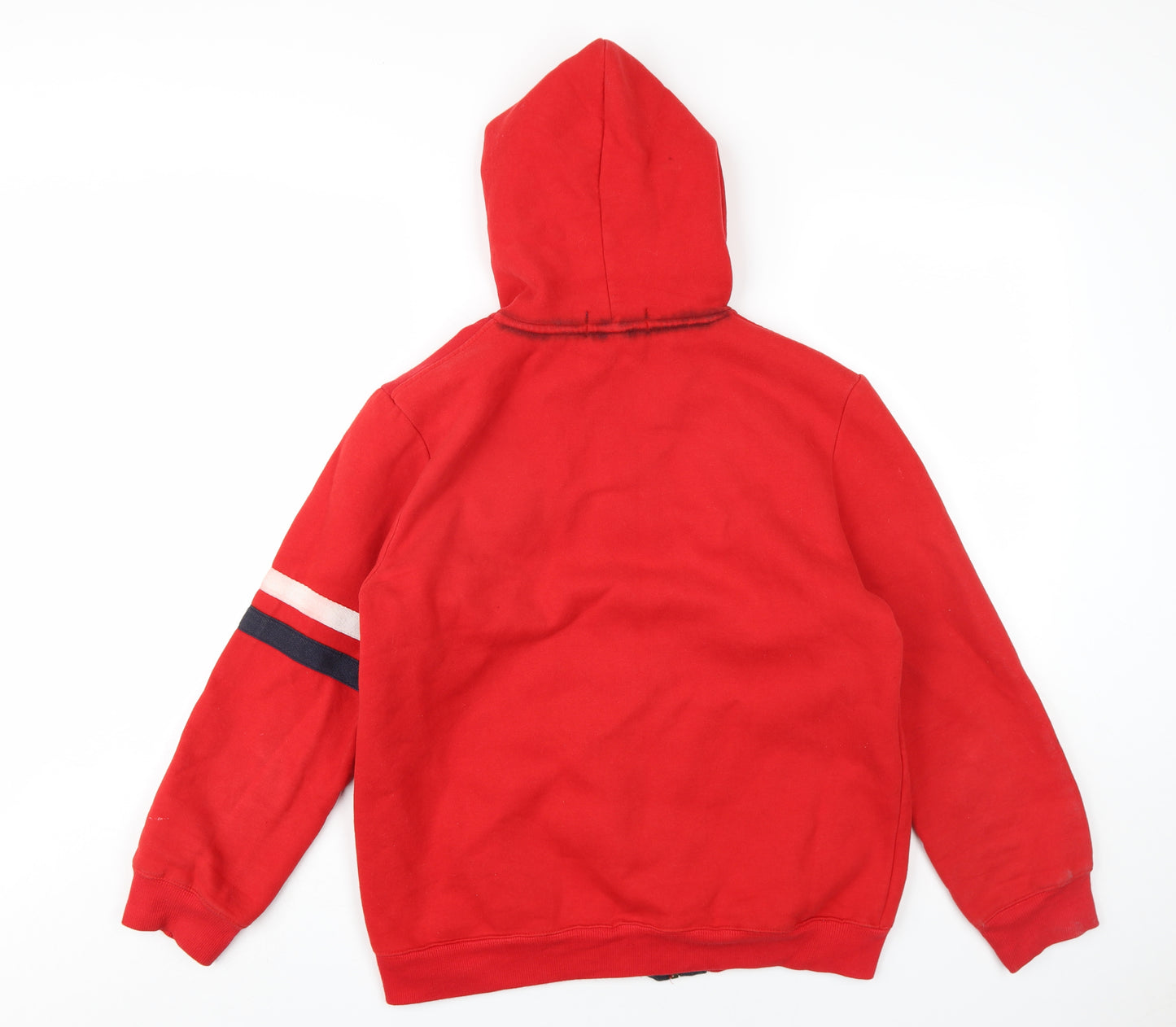 Polo Ralph Lauren Mens Red Cotton Full Zip Hoodie Size M