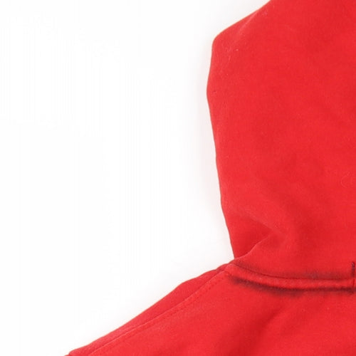 Polo Ralph Lauren Mens Red Cotton Full Zip Hoodie Size M