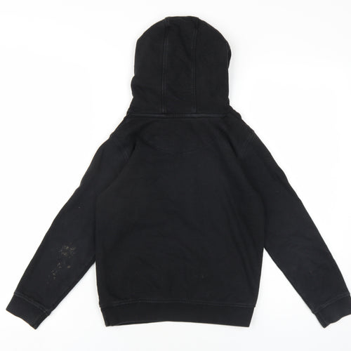 Lyle & Scott Boys Black Cotton Pullover Hoodie Size 8-9 Years Pullover