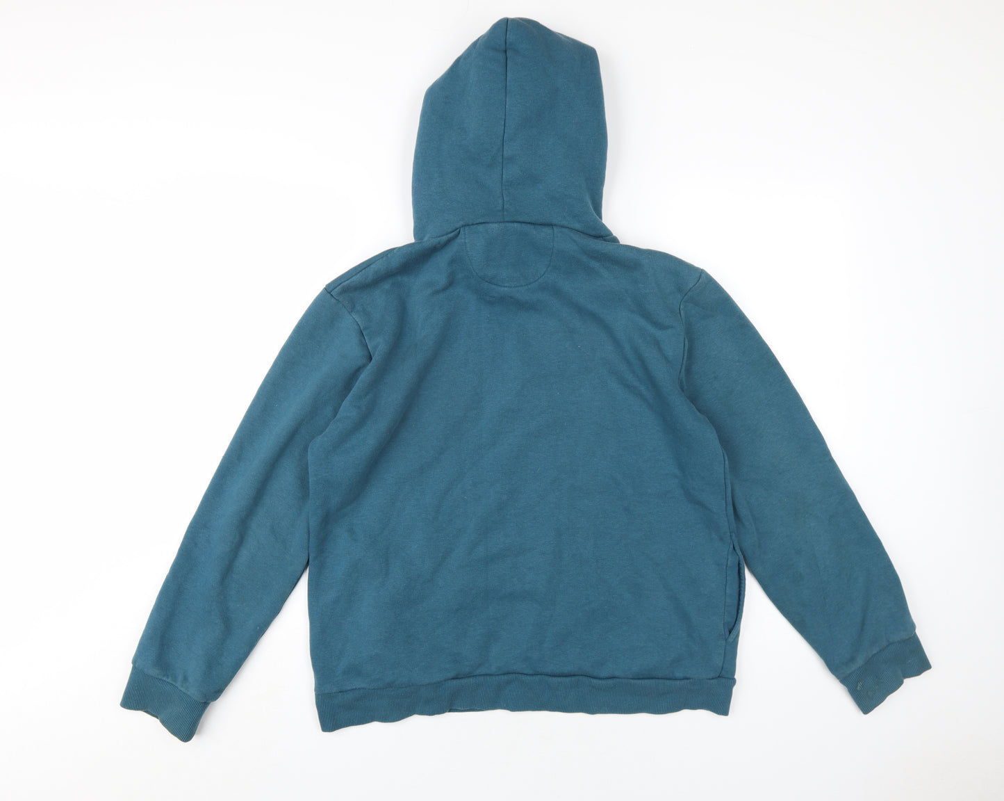 Le Mieux Womens Blue Cotton Pullover Hoodie Size 14 Pullover