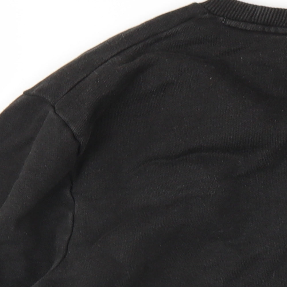 Calvin Klein Mens Black Cotton Pullover Sweatshirt Size M