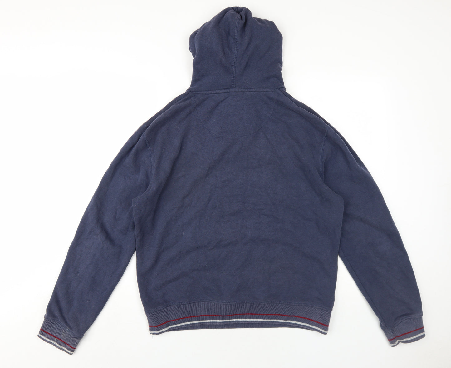 SoulCal&Co Mens Blue Cotton Pullover Hoodie Size L