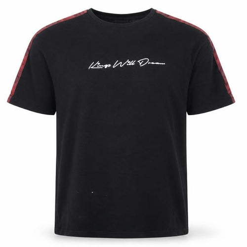 Kings Will Dream Mens Black Cotton T-Shirt Size M Round Neck