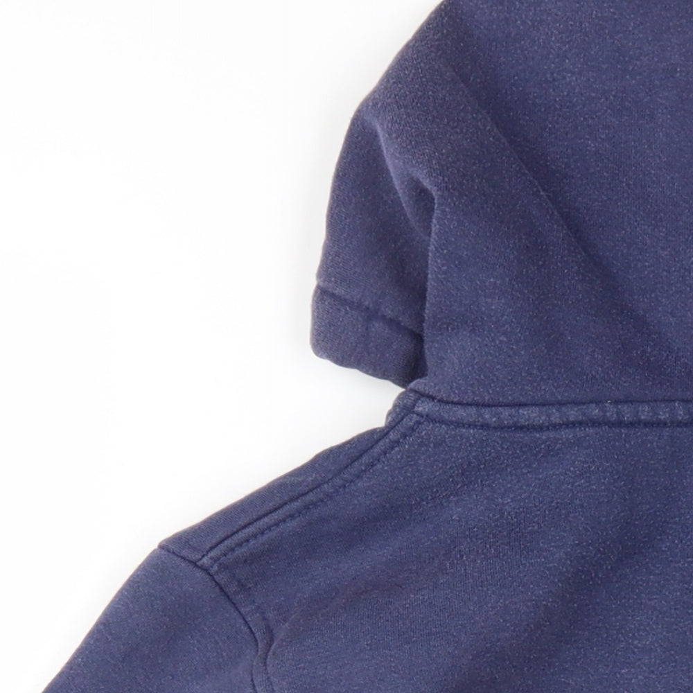 Saltrock Womens Blue Cotton Full Zip Hoodie Size 12 Zip