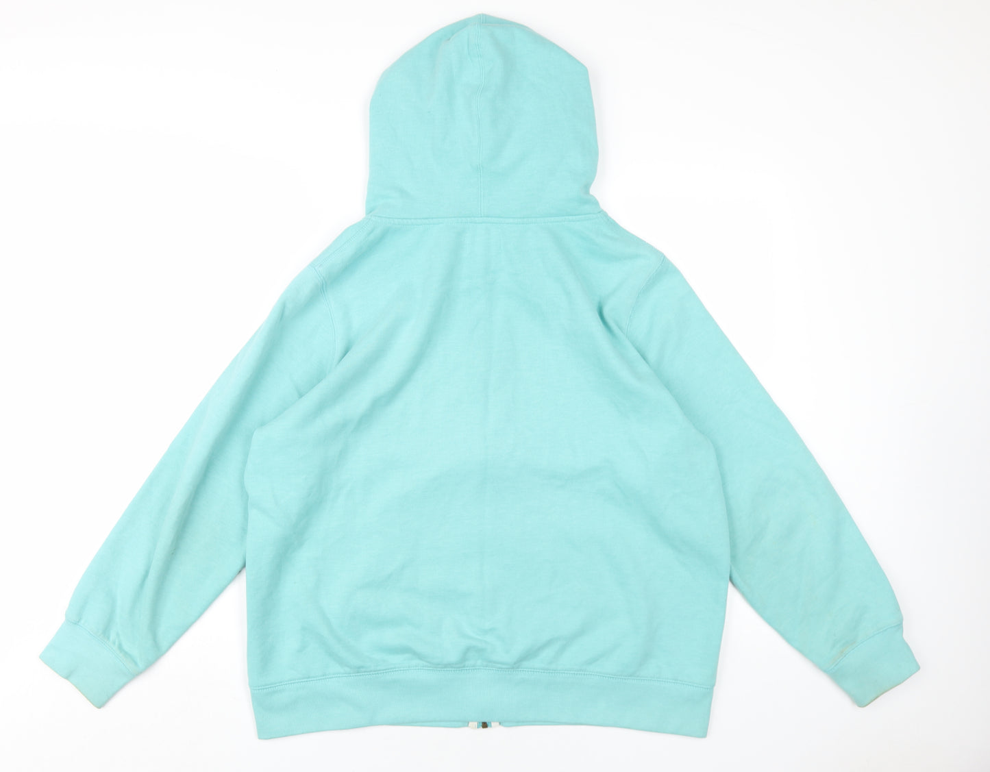 Saltrock Womens Blue Cotton Full Zip Hoodie Size 16 Zip